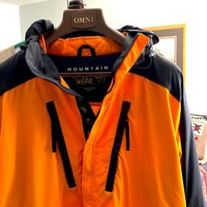 Shell jacket with hood. Mountain hard ware.